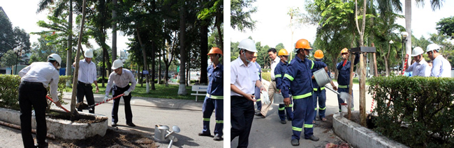 Lễ trồng c&acirc;y c&ocirc;ng &iacute;ch quận G&ograve; Vấp năm 2019 - h&igrave;nh 3